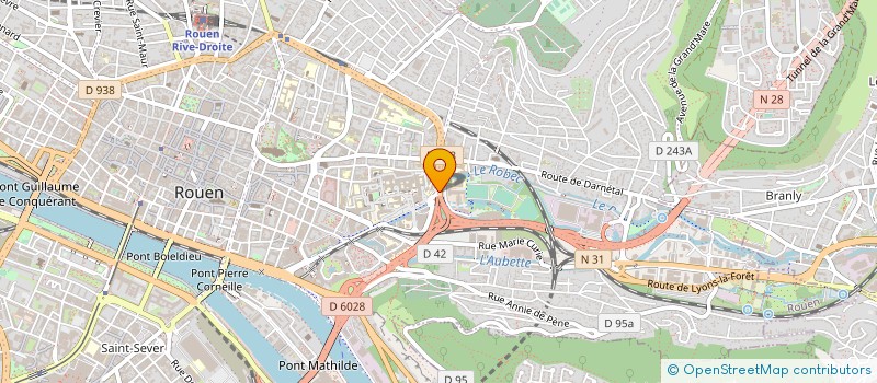 localisation de l'entreprise MONSIEUR PASCAL SANZ à ROUEN