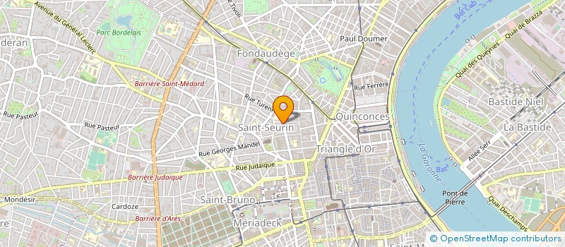 localisation de l'entreprise MONSIEUR PASCAL SARROSTE  BORDEAUX