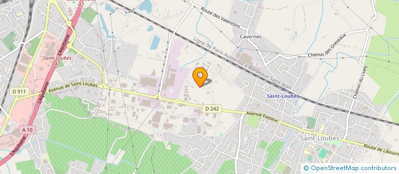 localisation de l'entreprise MONSIEUR PASCAL SARTHOU  SAINT-LOUBES
