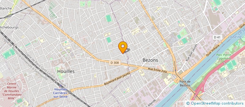 localisation de l'entreprise MONSIEUR PASCAL SATGE  HOUILLES