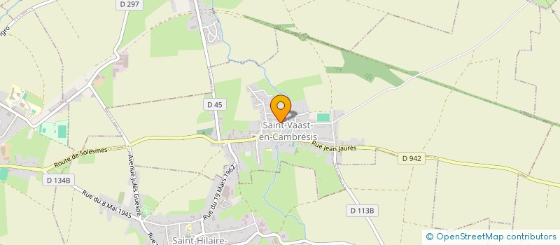 localisation de l'entreprise MONSIEUR PASCAL SAUCY  SAINT-VAAST-EN-CAMBRESIS