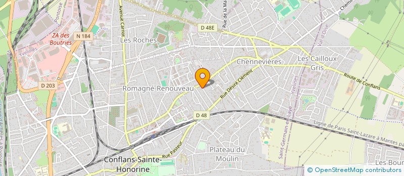 localisation de l'entreprise MONSIEUR PASCAL SAUMON  CONFLANS-SAINTE-HONORINE