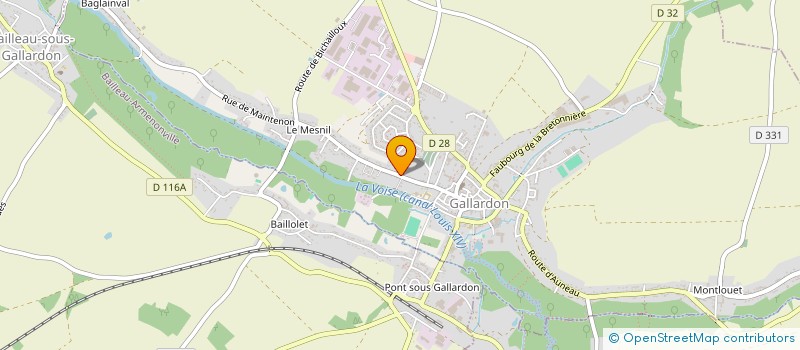localisation de l'entreprise MONSIEUR PASCAL SAUSSEREAU à CHARTRES