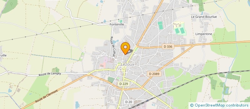 localisation de l'entreprise MONSIEUR PASCAL SAUZEDDE  ORLEAT