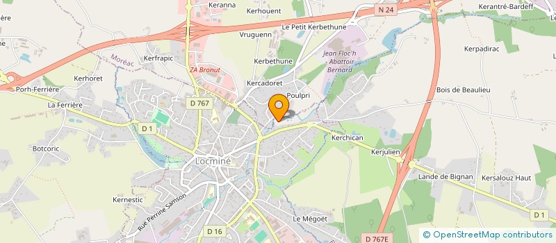 localisation de l'entreprise MONSIEUR PASCAL SAVARY  BIGNAN