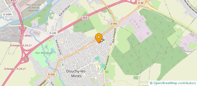localisation de l'entreprise MONSIEUR PASCAL SAVAUX à DOUCHY-LES-MINES