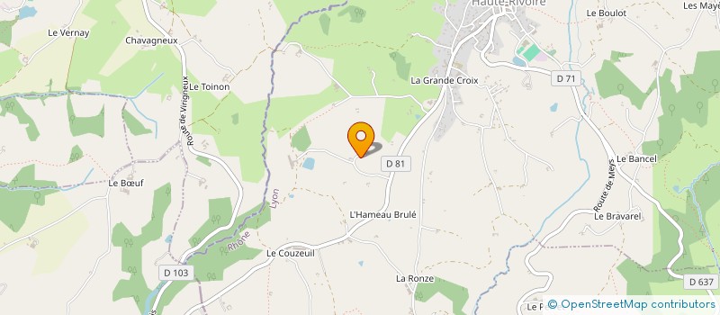 localisation de l'entreprise MONSIEUR PASCAL SCARATO  HAUTE-RIVOIRE