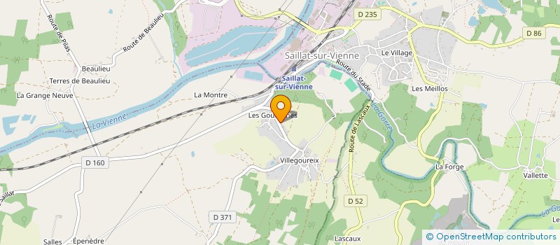 localisation de l'entreprise MONSIEUR PASCAL SCELLES  CHASSENON