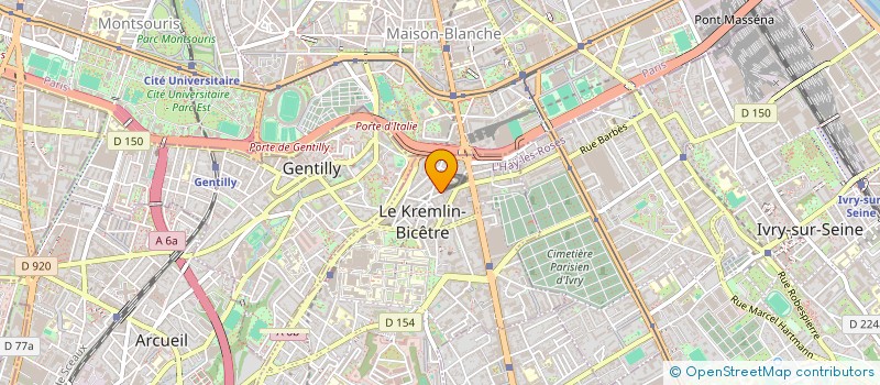 localisation de l'entreprise MONSIEUR PASCAL SCHENA  LE KREMLIN-BICETRE