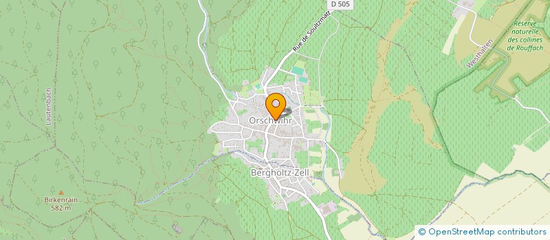 localisation de l'entreprise MONSIEUR PASCAL SCHMITT  ORSCHWIHR