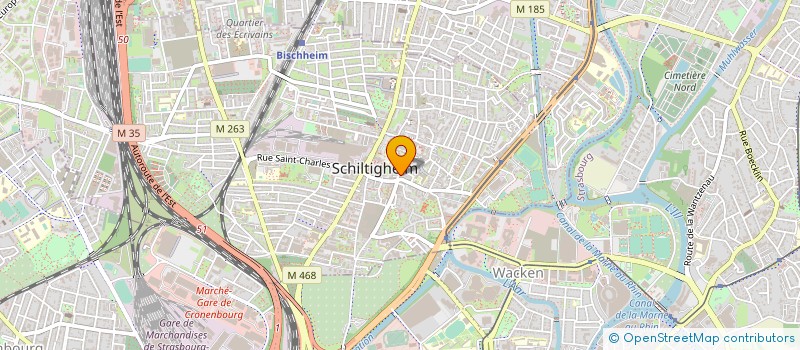 localisation de l'entreprise MONSIEUR PASCAL SCHMITT à SCHILTIGHEIM