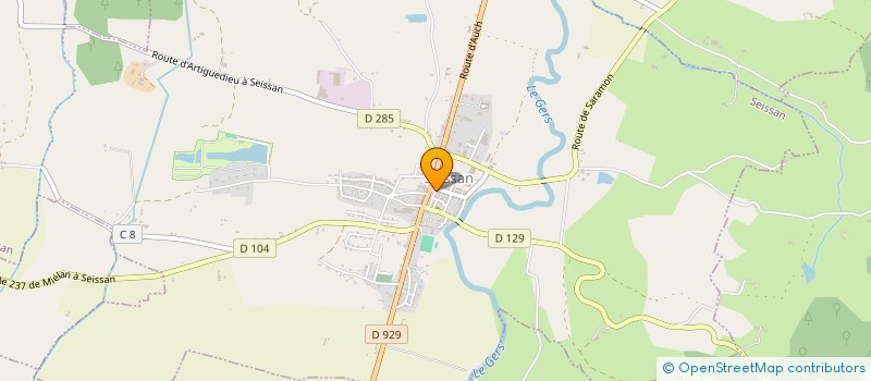 localisation de l'entreprise MONSIEUR PASCAL SCHMITT  ORNEZAN