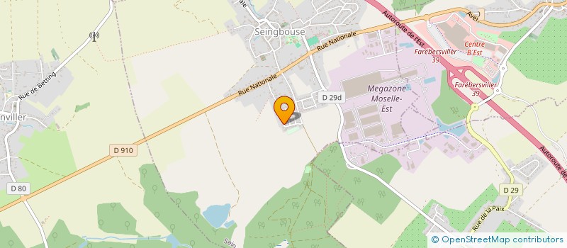 localisation de l'entreprise MONSIEUR PASCAL SCHULER  SEINGBOUSE