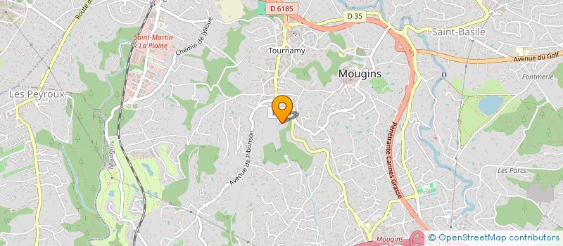 localisation de l'entreprise MONSIEUR PASCAL SCHWEITZER à MOUGINS