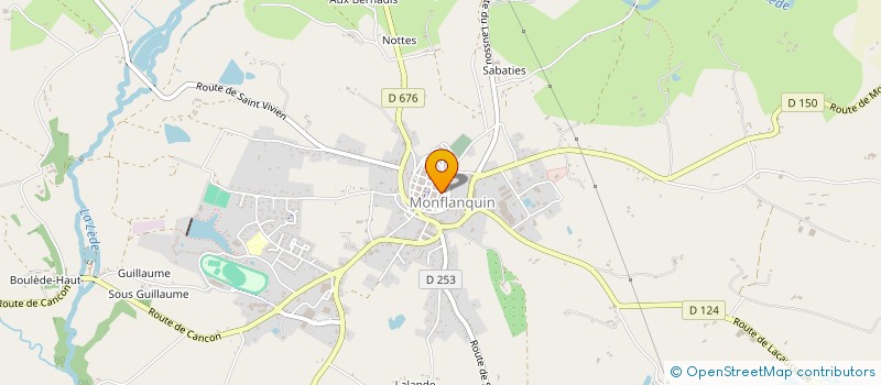 localisation de l'entreprise MONSIEUR PASCAL SCUILLER  MONFLANQUIN