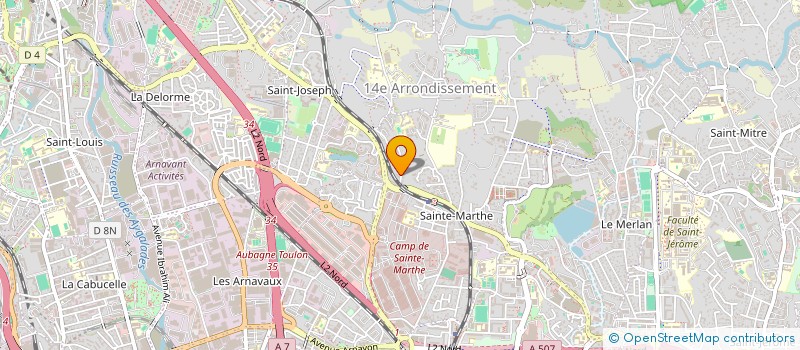 localisation de l'entreprise MONSIEUR PASCAL SCUOTTO  MARSEILLE