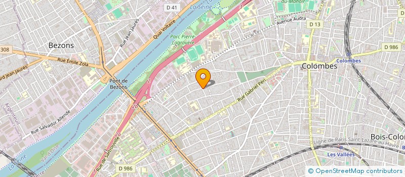 localisation de l'entreprise MONSIEUR PASCAL SEBAYHI  COLOMBES