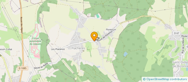 localisation de l'entreprise MONSIEUR PASCAL SEBIRE  FLACHERES