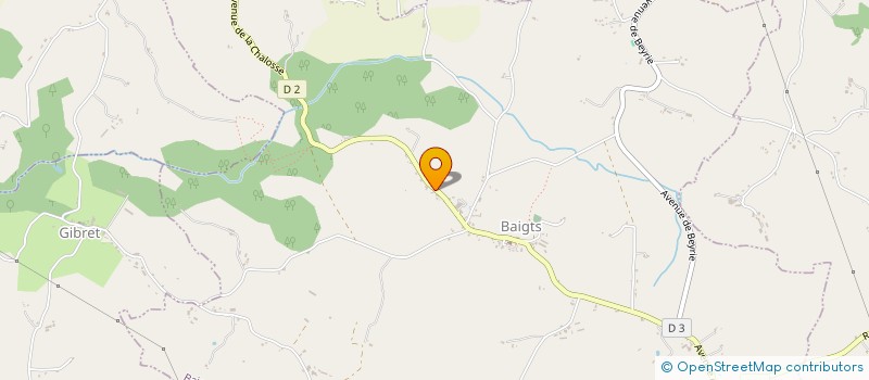 localisation de l'entreprise MONSIEUR PASCAL SEGALEN  BAIGTS