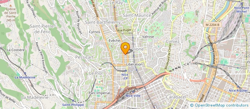 localisation de l'entreprise MONSIEUR PASCAL SELLES à NICE