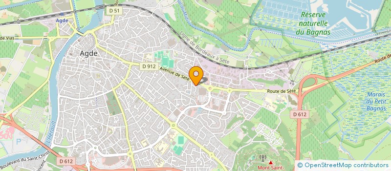 localisation de l'entreprise MONSIEUR PASCAL SEMPERE  AGDE