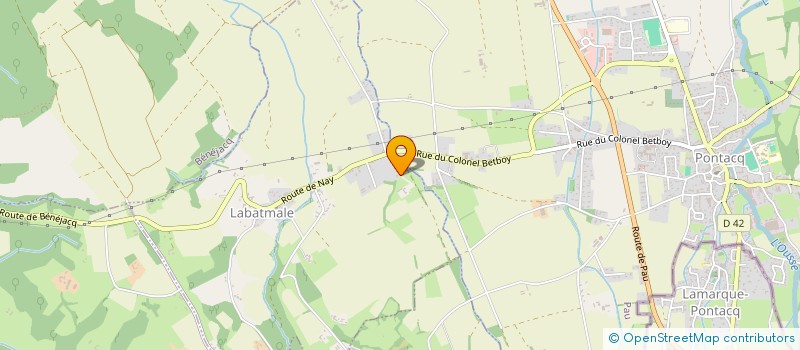 localisation de l'entreprise MONSIEUR PASCAL SENGES à LABATMALE