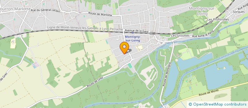localisation de l'entreprise MONSIEUR PASCAL SENTENAC à MONTIGNY-SUR-LOING