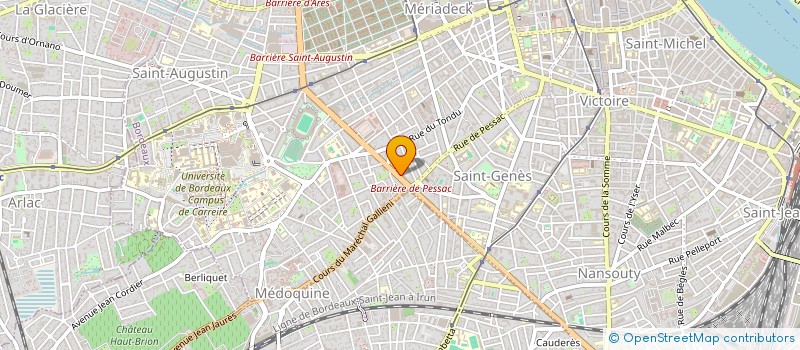 localisation de l'entreprise MONSIEUR PASCAL SERCAN  BORDEAUX