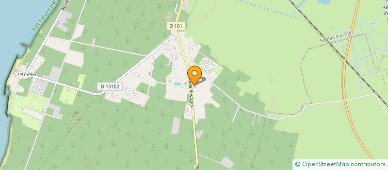 localisation de l'entreprise MONSIEUR PASCAL SERGI  SOULAC-SUR-MER