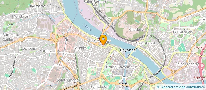 localisation de l'entreprise MONSIEUR PASCAL SEUNANECHE à BAYONNE