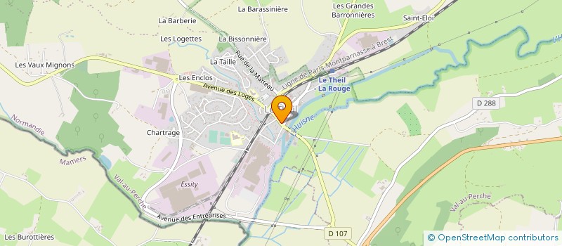 localisation de l'entreprise MONSIEUR PASCAL SEVRIN à VAL-AU-PERCHE