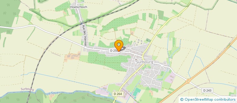 localisation de l'entreprise MONSIEUR PASCAL SIEGEL  SURBOURG