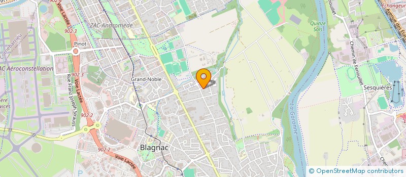 localisation de l'entreprise MONSIEUR PASCAL SILAVONG  BLAGNAC