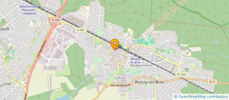 localisation de l'entreprise MONSIEUR PASCAL SILMONT  ROISSY-EN-BRIE
