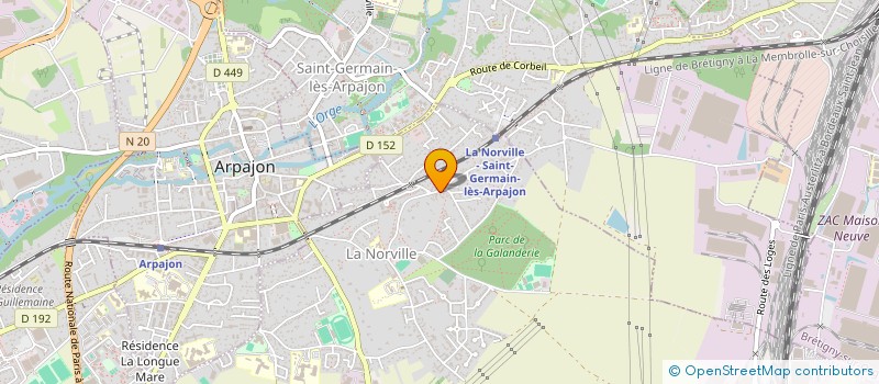 localisation de l'entreprise MONSIEUR PASCAL SIMANDRE à ARPAJON