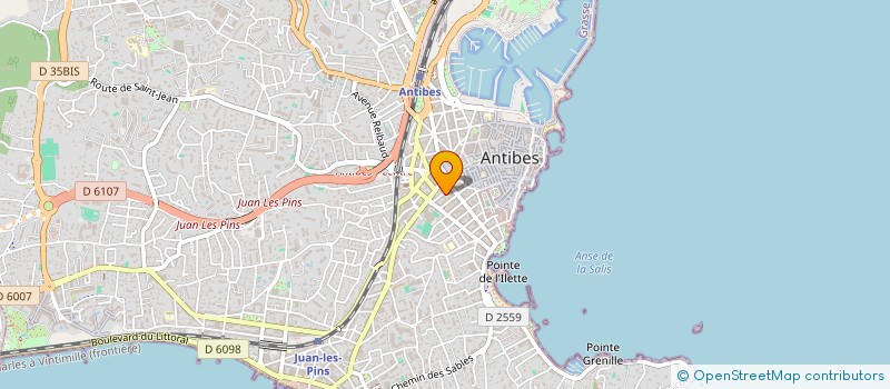 localisation de l'entreprise MONSIEUR PASCAL SIMON à ANTIBES