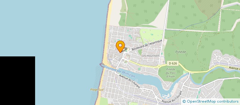 localisation de l'entreprise MONSIEUR PASCAL SIMON  MIMIZAN