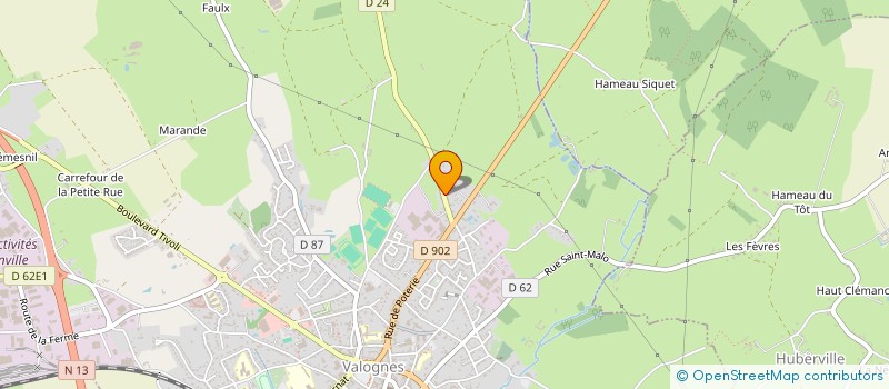 localisation de l'entreprise MONSIEUR PASCAL SIMON  TAMERVILLE