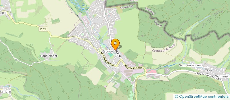 localisation de l'entreprise MONSIEUR PASCAL SIMONCINI  GORCY