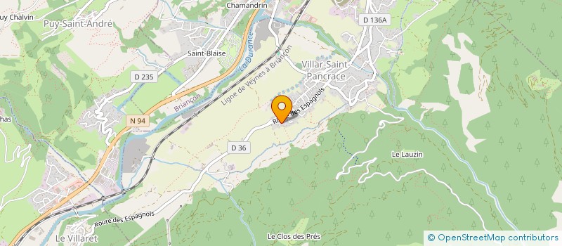 localisation de l'entreprise MONSIEUR PASCAL SIMONCINI  VILLAR-SAINT-PANCRACE