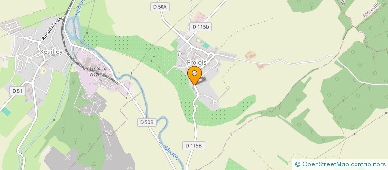 localisation de l'entreprise MONSIEUR PASCAL SINIC  FROLOIS