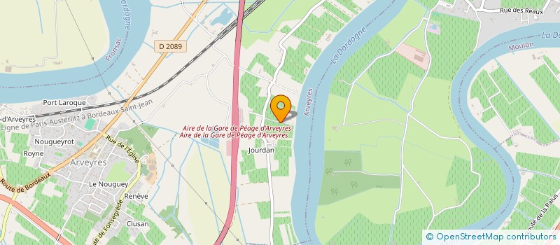 localisation de l'entreprise MONSIEUR PASCAL SIRAT  ARVEYRES