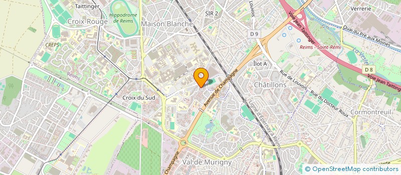 localisation de l'entreprise MONSIEUR PASCAL SLOUS-DEGRELLE  REIMS