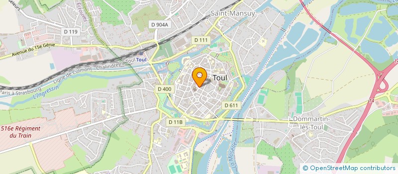 localisation de l'entreprise MONSIEUR PASCAL SOHM à TOUL