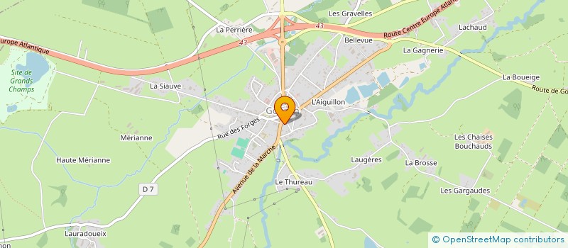 localisation de l'entreprise MONSIEUR PASCAL SOLVIGNON à GOUZON
