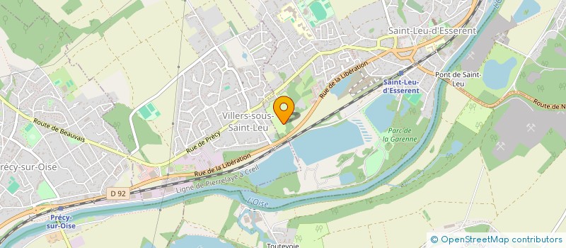 localisation de l'entreprise MONSIEUR PASCAL SOMMERHALTER  SAINT-LEU-D'ESSERENT