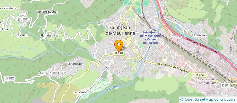 localisation de l'entreprise MONSIEUR PASCAL SONZOGNI à SAINT-JEAN-DE-MAURIENNE
