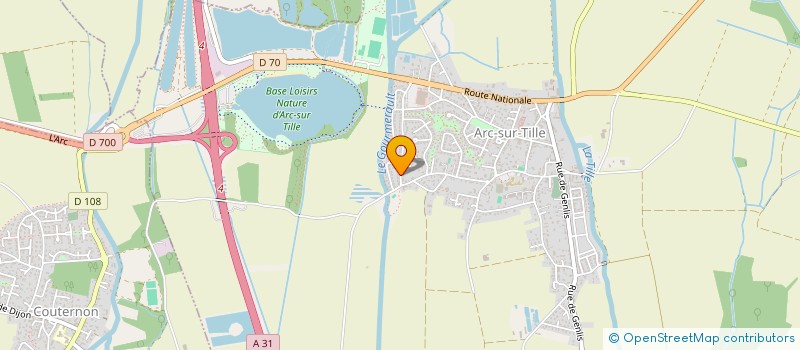 localisation de l'entreprise MONSIEUR PASCAL SOUDAN  ARC-SUR-TILLE