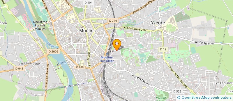 localisation de l'entreprise MONSIEUR PASCAL SOUILLAT à YZEURE