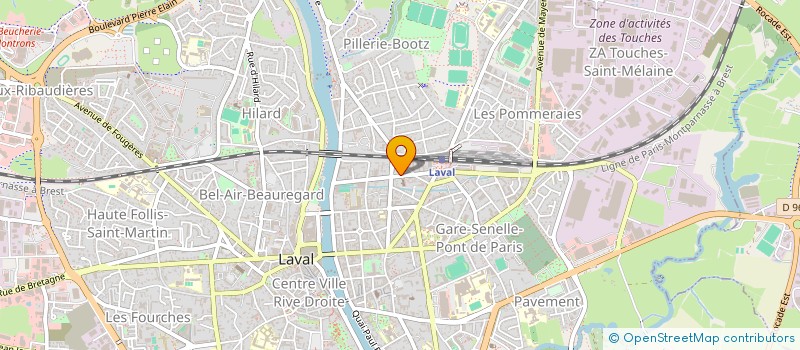 localisation de l'entreprise MONSIEUR PASCAL SOUQUET à LAVAL